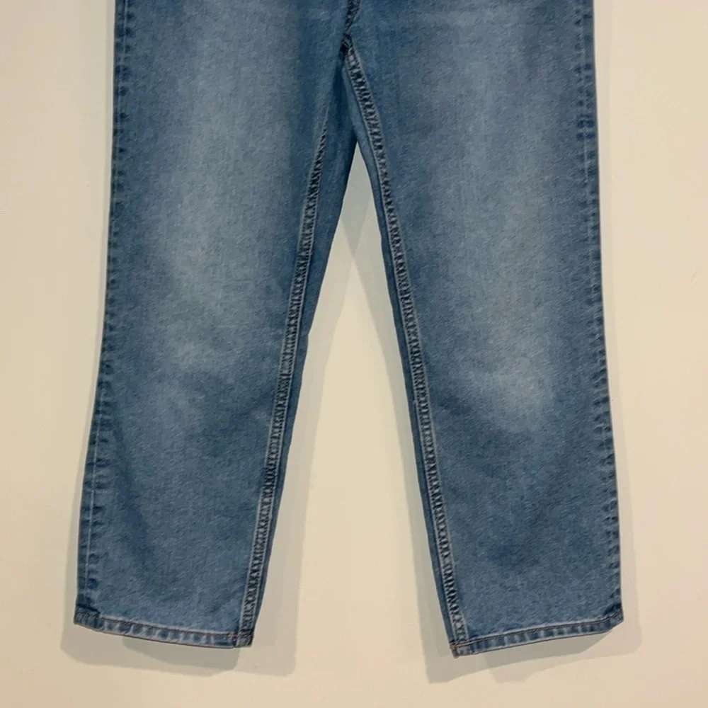 OLD NAVY Youth 12 High Rise Slouchy Straight Jeans Light Wash Denim 90s Inspired